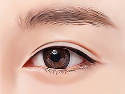눈매 일러스트 — 앞트임 복원을 원하는 경우